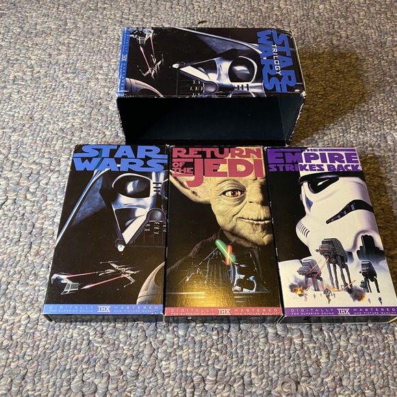 1995 Vintage Star Wars A New Hope VHS collectable video tape set - Picture 6 of 6